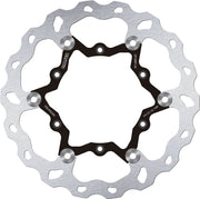 Galfer Brake Rotor for 2020-2026 YAMAHA Wave® Silver Full-Floating Two Piece (Floating) High-Carbon Stainless Steel #DF296FLW