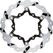 Galfer BRAKE ROTOR FLOATING WAVE GROOVED for 2020-2026 YAMAHA Wave® Silver Full-Floating Two Piece (Floating) High-Carbon Stainless Steel #DF296FRW