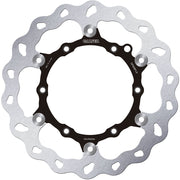 Galfer Brake Rotor Wave® Silver Full-Floating Two Piece (Floating) High-Carbon Stainless Steel #DF606FLS