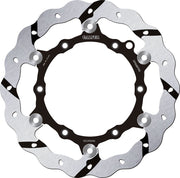 Galfer BRAKE ROTOR FLOATING WAVE GROOVED Wave® Silver Full-Floating Two Piece (Floating) High-Carbon Stainless Steel