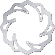 Galfer BRAKE ROTOR FIXED WAVE Wave® Silver Solid-Mount Front One Piece (Fixed) High-Carbon Stainless Steel #DF606WS
