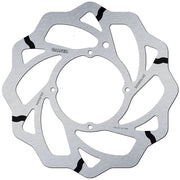 Galfer BRAKE ROTOR FIXED WAVE GROOVED OVERSIZE for 2013-2024 KTM SX 85 Wave® Black Silver Solid-Mount One Piece (Fixed) High-Carbon Stainless Steel... #DF794RWS