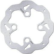 Galfer Wave® Brake Rotor Silver Solid-Mount Front One Piece (Fixed) Stainless Steel