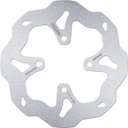 Galfer Wave® Brake Rotor Silver Solid-Mount Rear One Piece (Fixed) Stainless Steel #DF809W