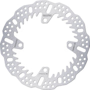 Galfer BRAKE ROTOR SHARK FIXED for 2003-2024 KAWASAKI Shark Fin Silver Solid-Mount Rear One Piece (Fixed) Stainless Steel #DF179HW4