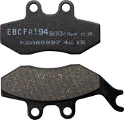 EBC Organic Base "FA" Brake Pads FA Series Front Front Left Aramid Fibre Set of 2 #FA194