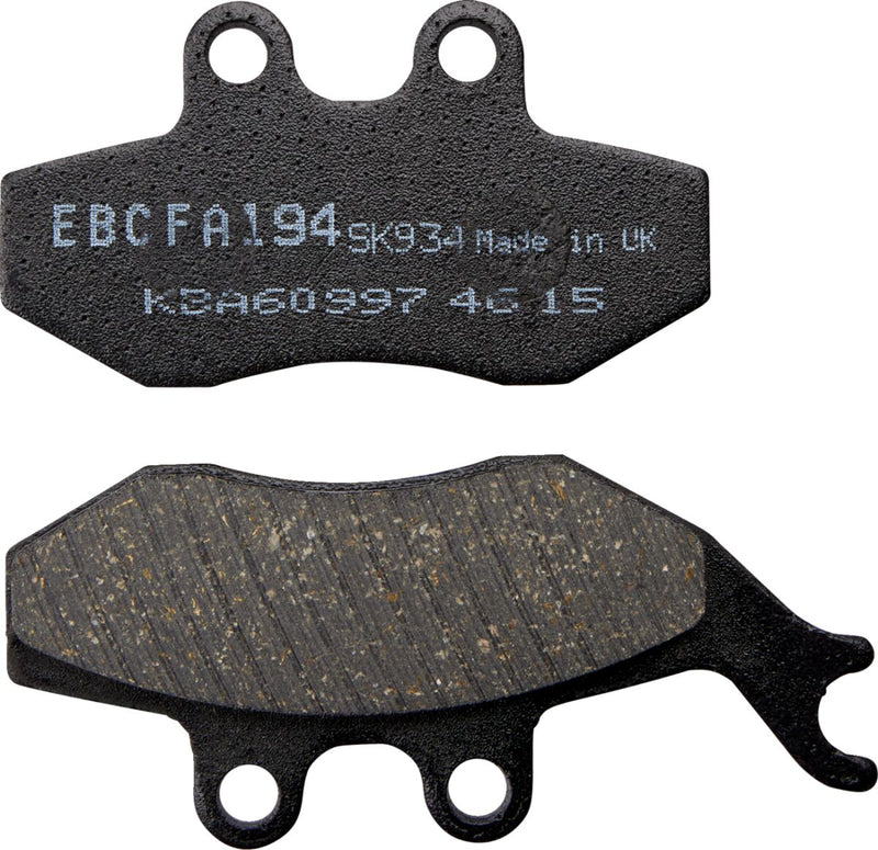 EBC Organic Base "FA" Brake Pads FA Series Front Front Left Aramid Fibre Set of 2 #FA194