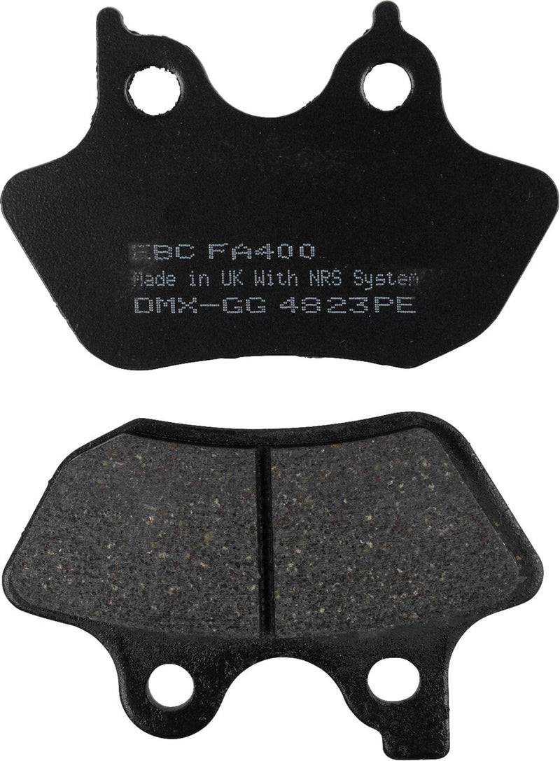 EBC Organic Harley/Buell Brake Pads for 2000-2017 Harley-Davidson FA Series Front Rear Organic Base Aramid Fibre Set of 2 #FA400
