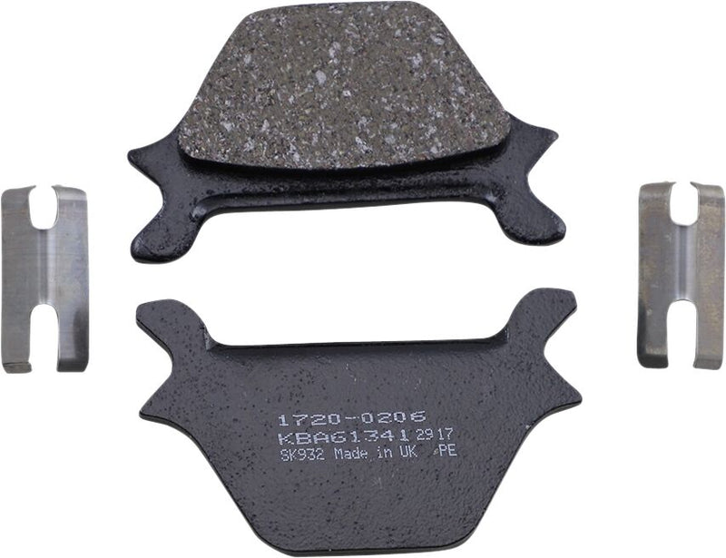 Drag Specialties Organic Harley/Buell Brake Pads Fits Harley-Davidson Dyna, Softail, Sportster Models 1987-1999