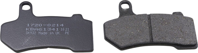 Drag Specialties Organic Harley/Buell Brake Pads Fits Harley-Davidson Touring, V-Rod Models 2003-2025