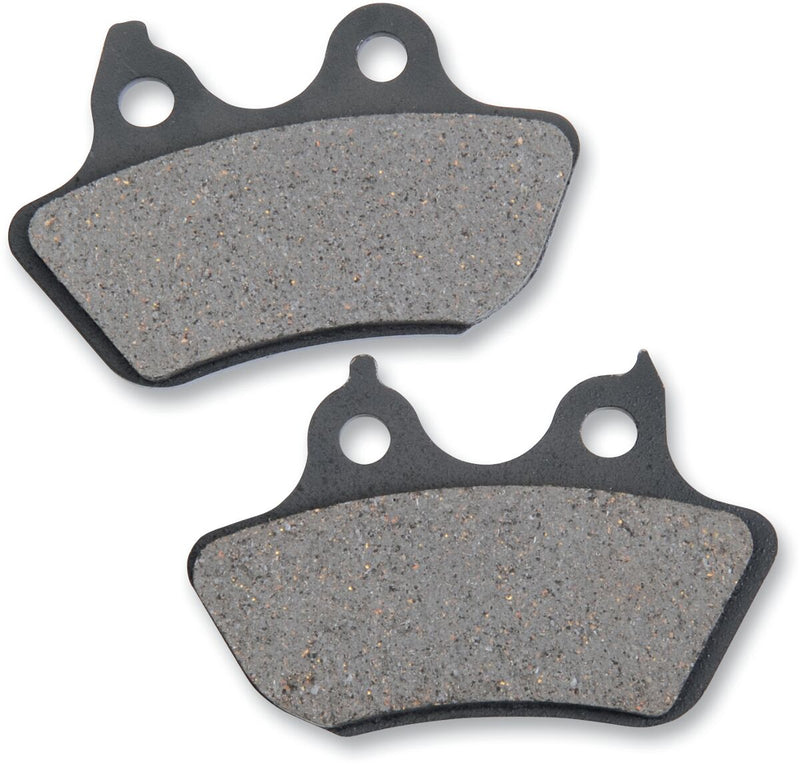 Drag Specialties Organic Harley/Buell Brake Pads Fits Harley-Davidson Softail, Touring, V-Rod Models 1998-2026
