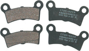 Drag Specialties Organic Harley/Buell Brake Pads Fits Harley-Davidson Touring Models 2009-2013