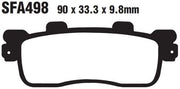 EBC SFA Series Organic Scooter Brake Pads Street Rear Organic Base Pair #SFA498