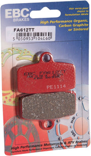 EBC Sport Carbon "X" Brake Pads FA-TT Series Front Semi-Sintered Metal Carbon Graphite Set of 2 #FA612TT