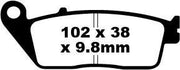 EBC SFA Series Organic Scooter Brake Pads Street Front Rear Organic Base Pair #SFA196