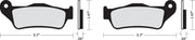 Drag Specialties Organic Harley/Buell Brake Pads