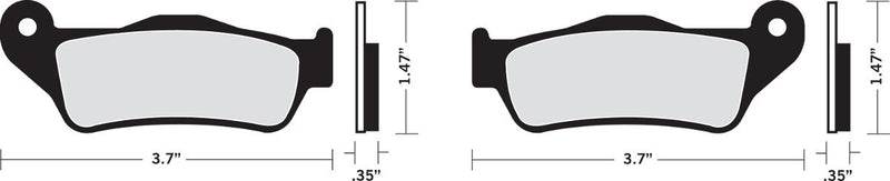 Drag Specialties Organic Harley/Buell Brake Pads