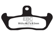 EBC FA Series Organic Brake Pads Street Front Organic Base Pair #FA134