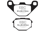 EBC SFA Series Organic Scooter Brake Pads for 1991-1993 MALAGUTI F10 50 Street Rear Organic Base Pair #SFA173