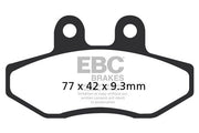 EBC SFA Series Organic Scooter Brake Pads Street Front Organic Base Pair #SFA393
