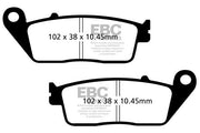 EBC SFA Series Organic Scooter Brake Pads Street Rear Organic Base Pair #SFA608