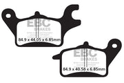 EBC SFA Series Organic Scooter Brake Pads for 2012-2017 HONDA Street Front Organic Base Pair #SFA625