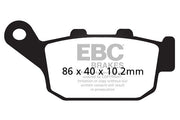 EBC SFAC Carbon Series Scooter Brake Pads for 2003-2007 HONDA FES Street Rear Organic Pair