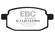 EBC SFAC Carbon Series Scooter Brake Pads Street Front Organic Pair #SFAC169