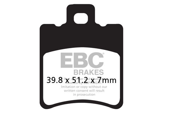EBC SFAC Carbon Series Scooter Brake Pads Street Front Rear Organic Pair #SFAC193