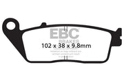 EBC SFAC Carbon Series Scooter Brake Pads Street Front Rear Organic Pair #SFAC196