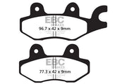 EBC SFAC Carbon Series Scooter Brake Pads Street Front Rear Organic Pair