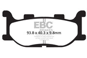 EBC SFAC Carbon Series Scooter Brake Pads Street Front Rear Organic Pair #SFAC199