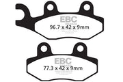 EBC SFAC Carbon Series Scooter Brake Pads Street Front Rear Organic Pair #SFAC228
