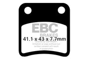 EBC SFAC Carbon Series Scooter Brake Pads Street Front Organic Pair #SFAC257