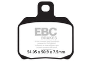 EBC SFAC Carbon Series Scooter Brake Pads Street Front Rear Organic Pair #SFAC266