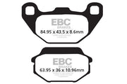 EBC SFAC Carbon Series Scooter Brake Pads Street Front Organic Pair #SFAC305
