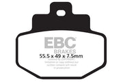 EBC SFAC Carbon Series Scooter Brake Pads Street Rear Organic Pair #SFAC321