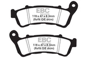 EBC SFAC Carbon Series Scooter Brake Pads Street Front Organic Pair #SFAC388