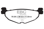 EBC SFAC Carbon Series Scooter Brake Pads for 2004-2013 YAMAHA Street Front Rear Organic Pair