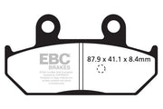 EBC SFAC Carbon Series Scooter Brake Pads for 2002-2020 SUZUKI Street Front Rear Organic Pair #SFAC412