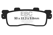 EBC SFAC Carbon Series Scooter Brake Pads Street Rear Organic Pair #SFAC498