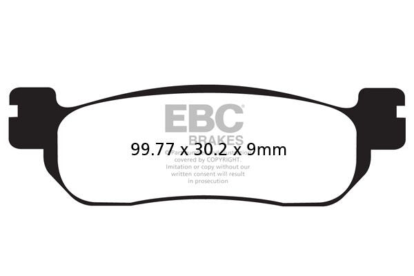 EBC TT Sport Carbon Fusion Brake Pads for 1991-2006 YAMAHA Off-Road Front Rear Pair #FA275TT
