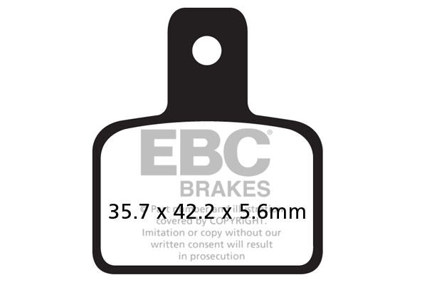 EBC FA Series Organic Brake Pads for 2009-2024 BETA EVO Off-Road Rear Organic Base Pair #FA495