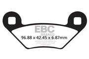 EBC TT Sport Carbon Fusion Brake Pads for 2009-2024 POLARIS Off-Road Front Rear Pair #FA475TT