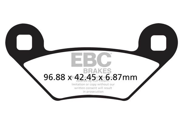 EBC TT Sport Carbon Fusion Brake Pads for 2009-2024 POLARIS Off-Road Front Rear Pair #FA475TT