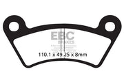 EBC TT Sport Carbon Fusion Brake Pads Off-Road Front Rear Pair #FA482TT