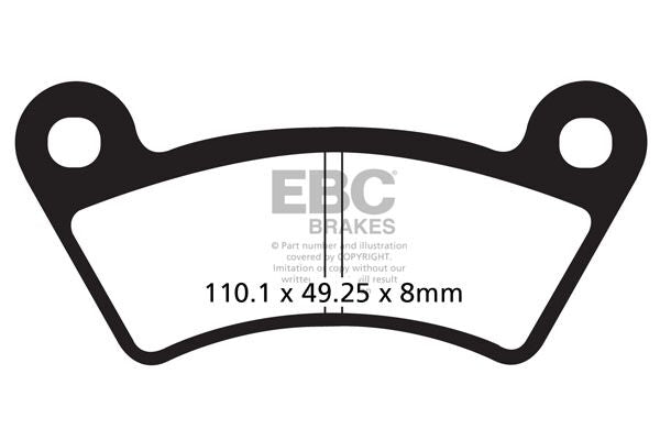 EBC TT Sport Carbon Fusion Brake Pads Off-Road Front Rear Pair #FA482TT
