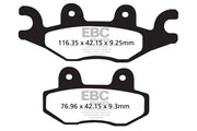 EBC TT Sport Carbon Fusion Brake Pads for 2009-2010 CECTEK Off-Road Front Pair