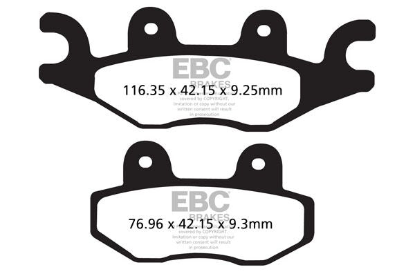 EBC TT Sport Carbon Fusion Brake Pads for 2009-2010 CECTEK Off-Road Front Pair