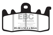 EBC FA Series Organic Brake Pads Street Front Organic Base Pair